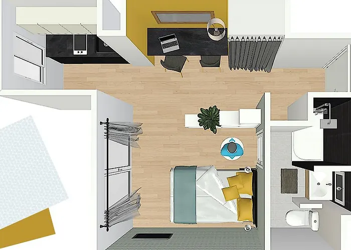 Appartement Contemporain Proche Meteo, Basso Cambo, Edf, Airbus & Thales